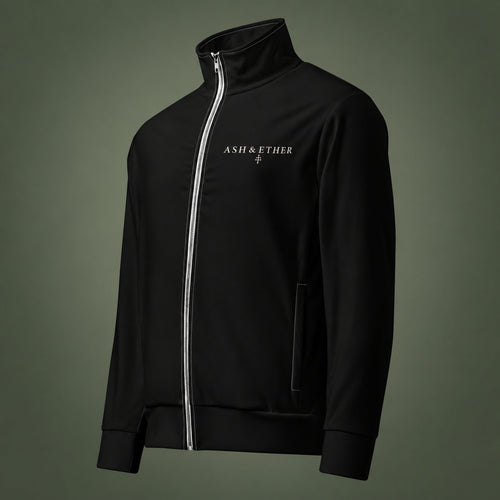 Archive Division Track Jacket on muted green background