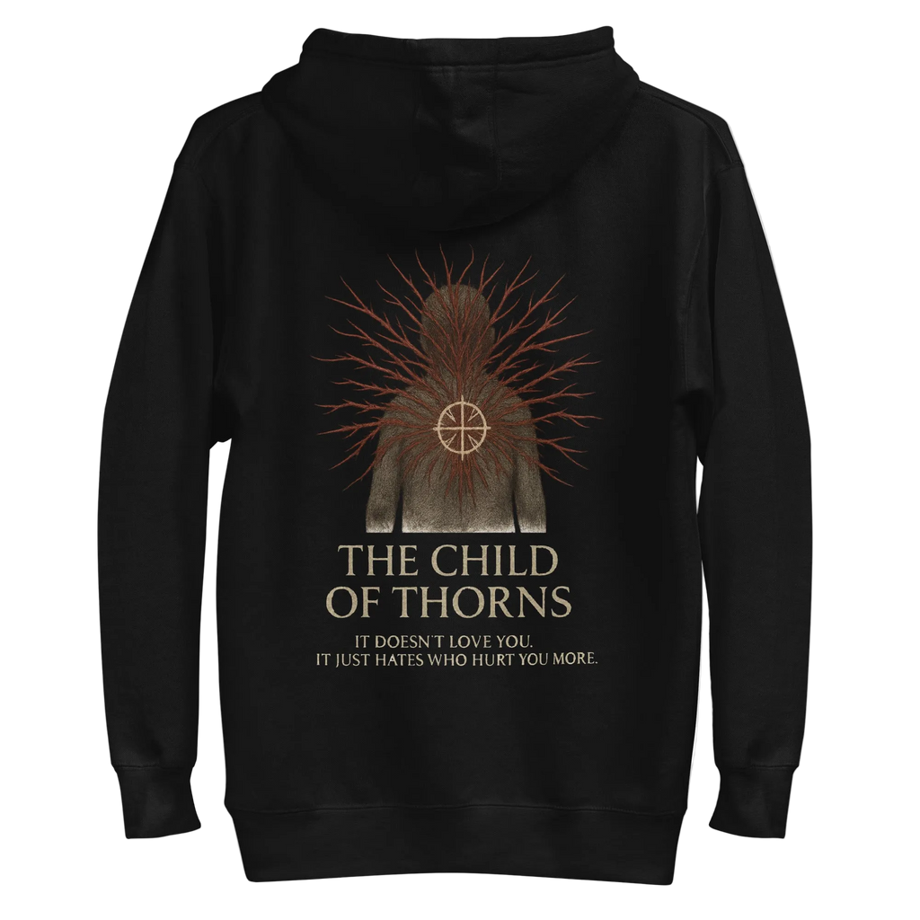 The Child of Thorns Hoodie (Front + Back Print)